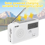 Lanterna Rádio AM/FM Solar RD-638T com Função Dínamo de Duas Bandas