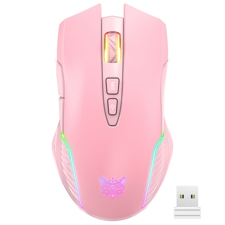 ONIKUMA CW905 2.4G Rato Sem Fios com Iluminação RGB, Rato Sem Fios CW905 (Preto), Rato Sem Fios CW905 (Rosa), Rato Sem Fios CW905 (Cinza Branco)