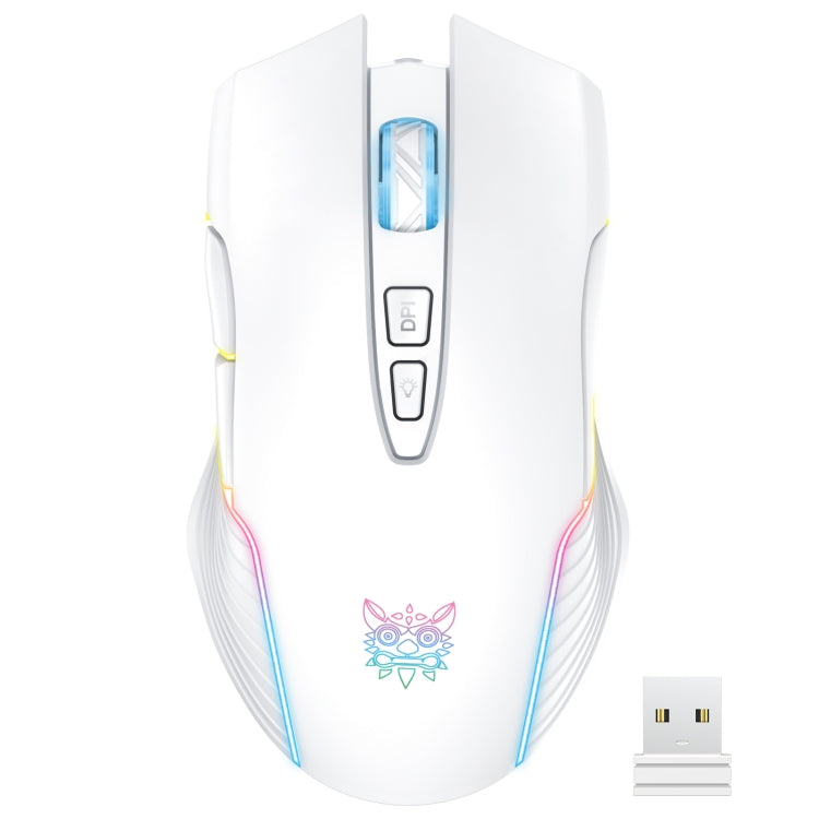 ONIKUMA CW905 2.4G Rato Sem Fios com Iluminação RGB, Rato Sem Fios CW905 (Preto), Rato Sem Fios CW905 (Rosa), Rato Sem Fios CW905 (Cinza Branco)