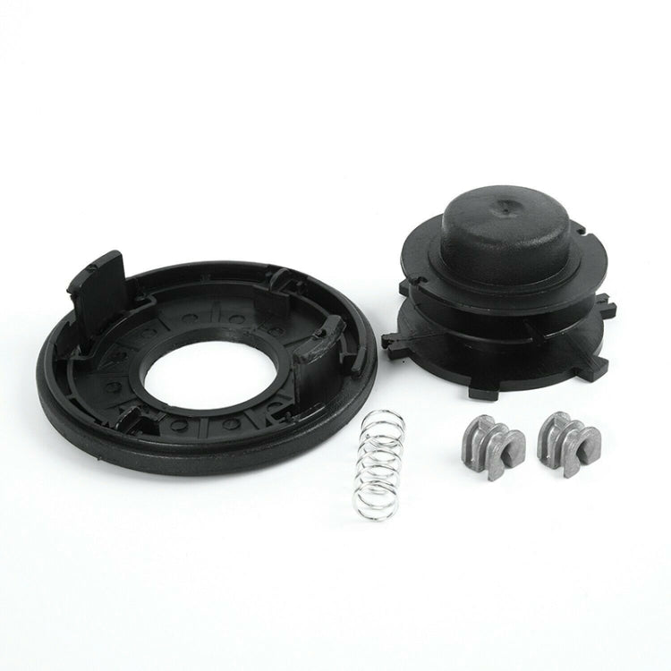 Conjunto de Carretel com Tampa para Cabeça de Aparador Stihl FS55 85 90 100 120 130 200 250, Conjunto de Carretel com Tampa