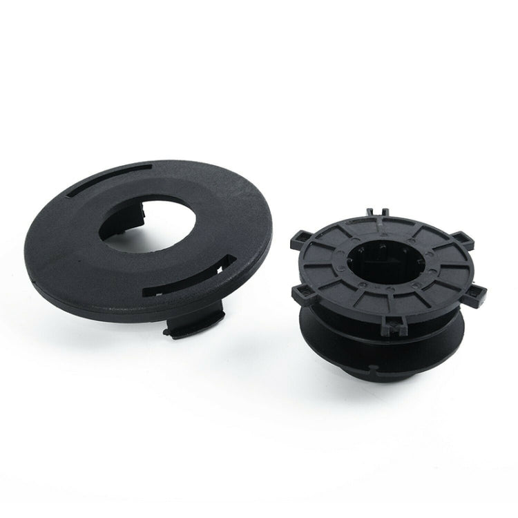 Conjunto de Carretel com Tampa para Cabeça de Aparador Stihl FS55 85 90 100 120 130 200 250, Conjunto de Carretel com Tampa