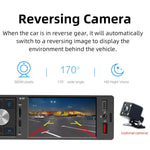 Receptor de Rádio para Carro com Ecrã Tátil de 4,0 polegadas, Leitor Bluetooth MP5 com Comando à Distância, FM60