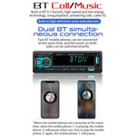 Receptor de Rádio para Carro SWM-1789 Bluetooth 5.1 Leitor MP3 com Comando à Distância, SWM-1789