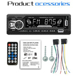 Receptor de Rádio para Carro SWM-1789 Bluetooth 5.1 Leitor MP3 com Comando à Distância, SWM-1789