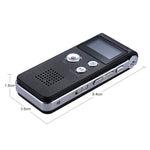 Gravador de Voz Digital USB com Função VAR, Leitor WAV MP3, Modelo SK-012 4GB, SK-012 16GB, SK-012 32GB