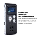 Gravador de Voz Digital USB com Função VAR, Leitor WAV MP3, Modelo SK-012 4GB, SK-012 16GB, SK-012 32GB