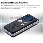 Gravador de Voz Digital USB com Função VAR, Leitor WAV MP3, Modelo SK-012 4GB, SK-012 16GB, SK-012 32GB