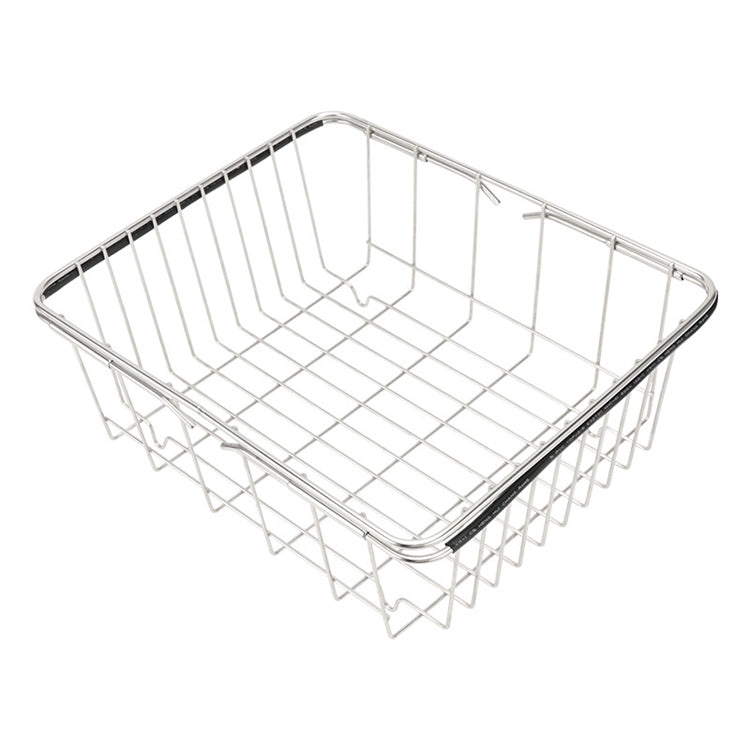 Escorredor de Louça para Cozinha, Cesto para Pia, Suporte para Lavar e Secar Legumes e Frutas em Aço Inoxidável, Estante Ajustável, Estilo Rede Arqueada, Estilo Fundo Plano, Estilo Comum