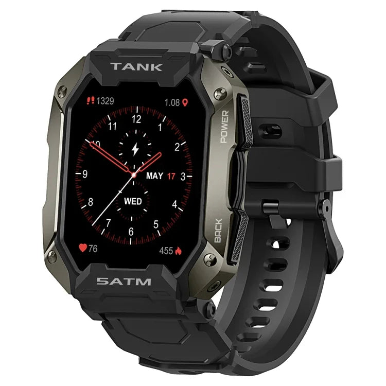 TANK M1 Relógio Inteligente com Ecrã TFT de 1,72 polegadas, Suporta Monitorização do Sono / Monitorização da Frequência Cardíaca