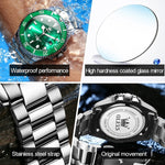 Relógio de quartzo luminoso impermeável de moda para homem OLEVS 5885, EDA00268001C, EDA00268001D, EDA00268001E, EDA00268001A, EDA00268001B