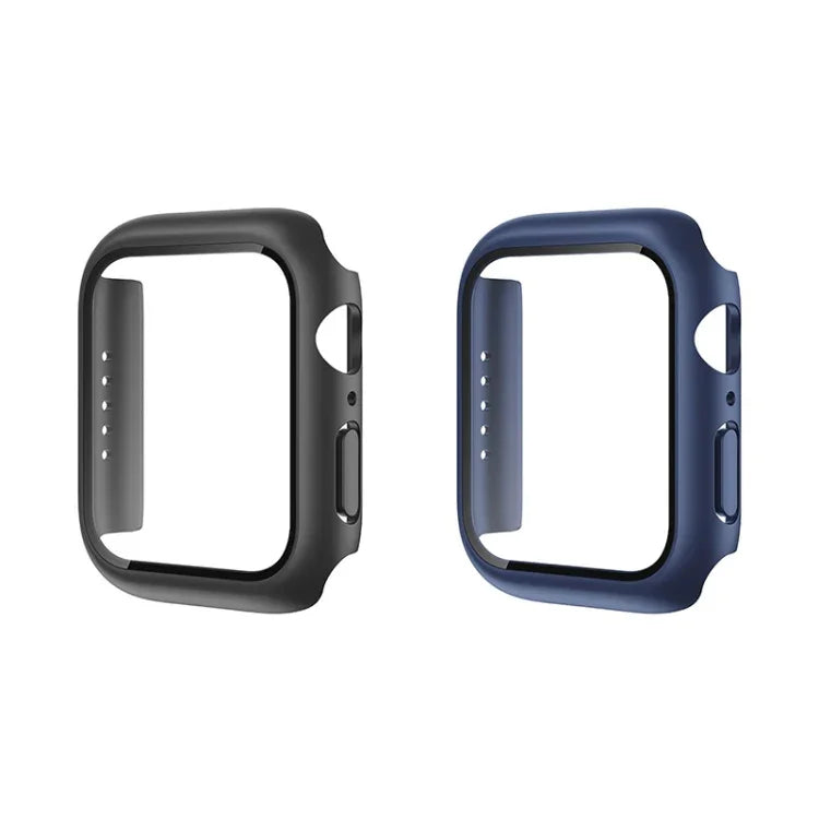 Capa Protetora ROCK 2 em 1 com Moldura em PC + Filme Para Apple Watch Series, 6 & SE & 5 & 4 44mm, 3 & 2 & 1 42mm, 3 & 2 & 1 38mm
