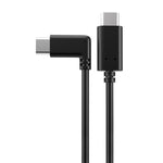 Cabo VR USB 3.2 Gen1 Tipo-C para USB 3.2 Gen1 Tipo-C com Cotovelo Único Para Oculus Quest 1 / 2, 3m Cotovelo Único