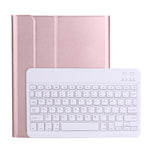 A11B Capa de Couro Ultraleve com Textura de Pele de Cordeiro e Teclado Bluetooth com Suporte para Caneta, A11B, Para iPad Air 2022 / Air 2020 10.9