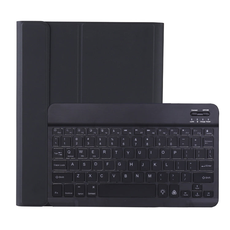 C-098B Capa de Couro com Textura Candy Color Skin Feel e Teclado Bluetooth com Suporte para Caneta, C-098B