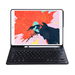 C-098B Capa de Couro com Textura Candy Color Skin Feel e Teclado Bluetooth com Suporte para Caneta, C-098B
