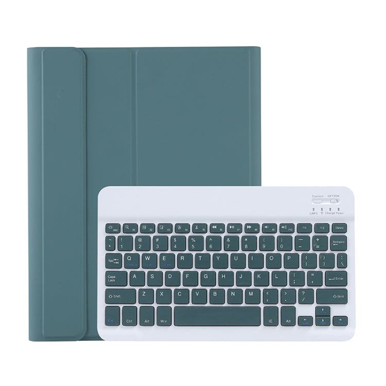 C-098B Capa de Couro com Textura Candy Color Skin Feel e Teclado Bluetooth com Suporte para Caneta, C-098B