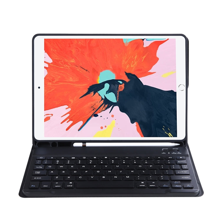 T098B Capa de Couro com Textura Candy Color Skin Feel e Teclado Bluetooth com Suporte para Caneta, T098B, para iPad Air 11 2024 / 2025 / Air 4 10.9 2020 / Air 5 10.9 2022