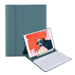 T098B Capa de Couro com Textura Candy Color Skin Feel e Teclado Bluetooth com Suporte para Caneta, T098B, para iPad Air 11 2024 / 2025 / Air 4 10.9 2020 / Air 5 10.9 2022
