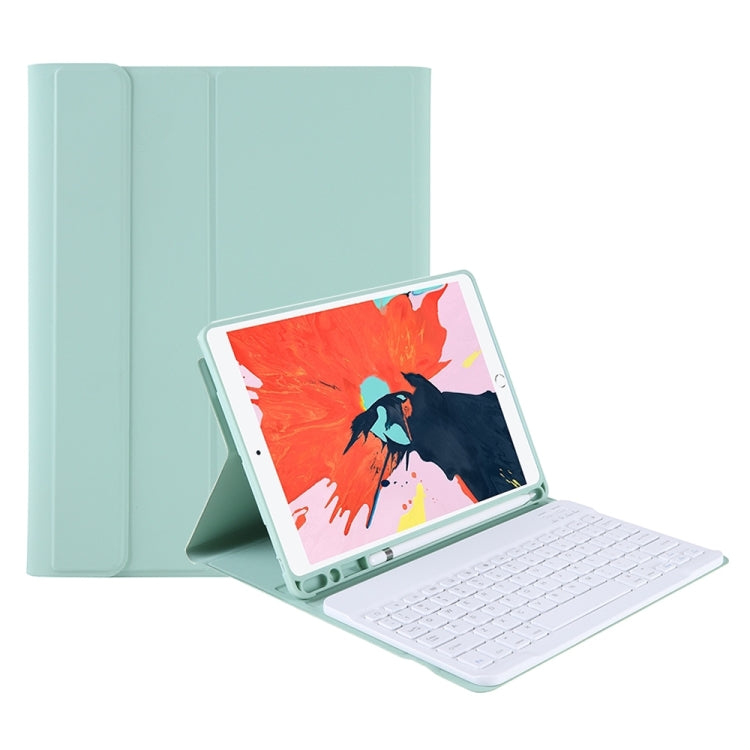 T098B Capa de Couro com Textura Candy Color Skin Feel e Teclado Bluetooth com Suporte para Caneta, T098B, para iPad Air 11 2024 / 2025 / Air 4 10.9 2020 / Air 5 10.9 2022