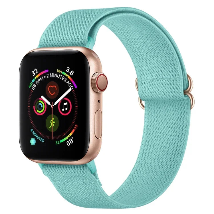 Correia de Relógio em Poliéster Nylon Para Apple Watch Series, 7 41mm / 6&SE&5&4 40mm / 3&2&1 38mm, 7 45mm / 6&SE&5&4 44mm / 3&2&1 42mm