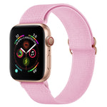 Correia de Relógio em Poliéster Nylon Para Apple Watch Series, 7 41mm / 6&SE&5&4 40mm / 3&2&1 38mm, 7 45mm / 6&SE&5&4 44mm / 3&2&1 42mm