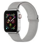 Correia de Relógio em Poliéster Nylon Para Apple Watch Series, 7 41mm / 6&SE&5&4 40mm / 3&2&1 38mm, 7 45mm / 6&SE&5&4 44mm / 3&2&1 42mm