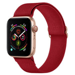 Correia de Relógio em Poliéster Nylon Para Apple Watch Series, 7 41mm / 6&SE&5&4 40mm / 3&2&1 38mm, 7 45mm / 6&SE&5&4 44mm / 3&2&1 42mm