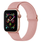 Correia de Relógio em Poliéster Nylon Para Apple Watch Series, 7 41mm / 6&SE&5&4 40mm / 3&2&1 38mm, 7 45mm / 6&SE&5&4 44mm / 3&2&1 42mm