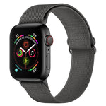 Correia de Relógio em Poliéster Nylon Para Apple Watch Series, 7 41mm / 6&SE&5&4 40mm / 3&2&1 38mm, 7 45mm / 6&SE&5&4 44mm / 3&2&1 42mm