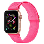 Correia de Relógio em Poliéster Nylon Para Apple Watch Series, 7 41mm / 6&SE&5&4 40mm / 3&2&1 38mm, 7 45mm / 6&SE&5&4 44mm / 3&2&1 42mm
