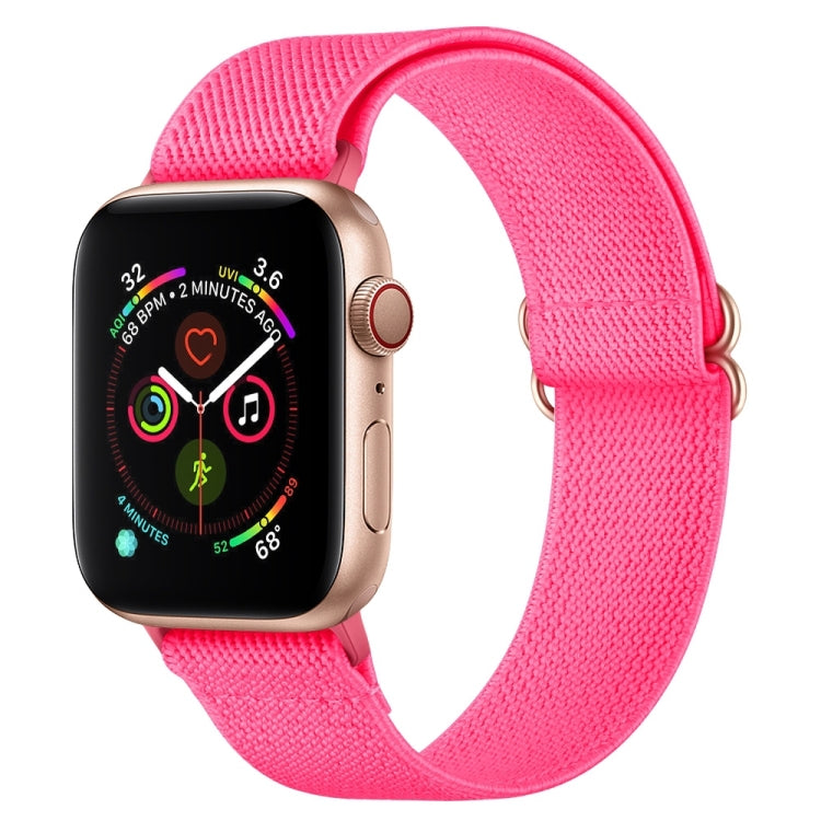 Correia de Relógio em Poliéster Nylon Para Apple Watch Series, 7 41mm / 6&SE&5&4 40mm / 3&2&1 38mm, 7 45mm / 6&SE&5&4 44mm / 3&2&1 42mm