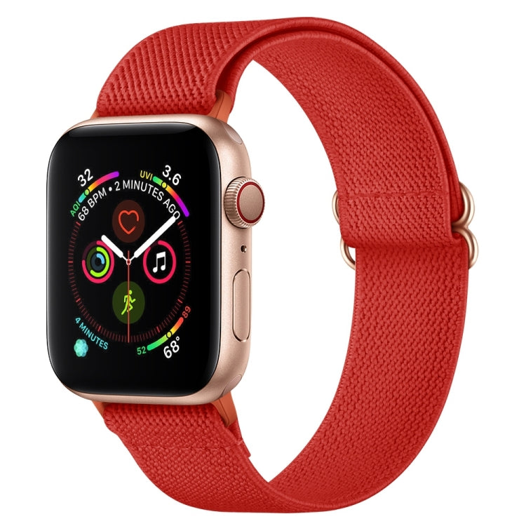 Correia de Relógio em Poliéster Nylon Para Apple Watch Series, 7 41mm / 6&SE&5&4 40mm / 3&2&1 38mm, 7 45mm / 6&SE&5&4 44mm / 3&2&1 42mm