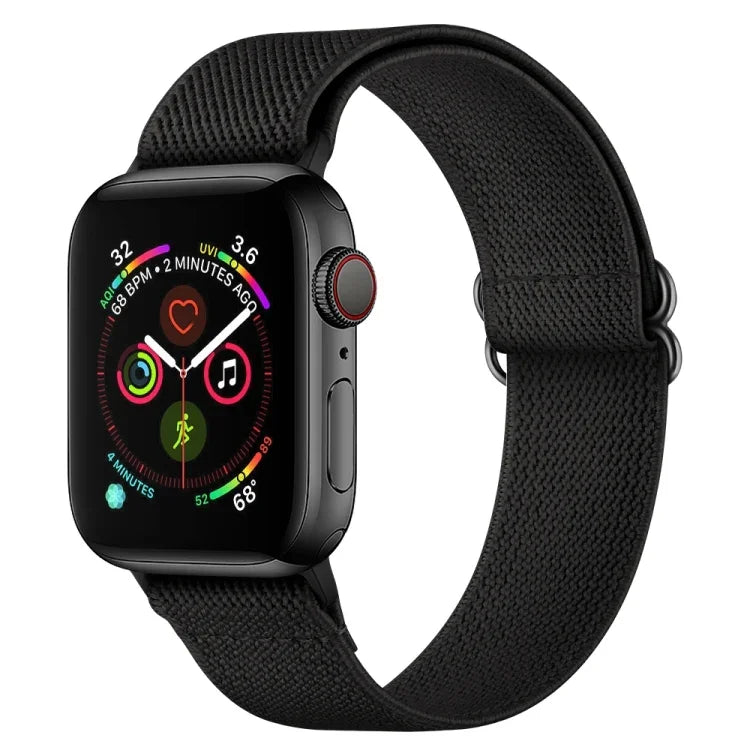 Correia de Relógio em Poliéster Nylon Para Apple Watch Series, 7 41mm / 6&SE&5&4 40mm / 3&2&1 38mm, 7 45mm / 6&SE&5&4 44mm / 3&2&1 42mm