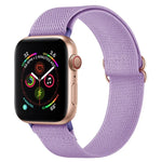 Correia de Relógio em Poliéster Nylon Para Apple Watch Series, 7 41mm / 6&SE&5&4 40mm / 3&2&1 38mm, 7 45mm / 6&SE&5&4 44mm / 3&2&1 42mm