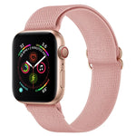 Correia de Relógio em Poliéster Nylon Para Apple Watch Series, 7 41mm / 6&SE&5&4 40mm / 3&2&1 38mm, 7 45mm / 6&SE&5&4 44mm / 3&2&1 42mm