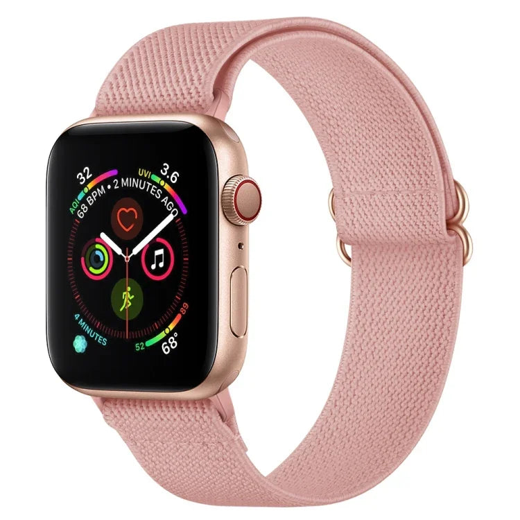 Correia de Relógio em Poliéster Nylon Para Apple Watch Series, 7 41mm / 6&SE&5&4 40mm / 3&2&1 38mm, 7 45mm / 6&SE&5&4 44mm / 3&2&1 42mm