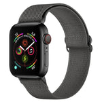 Correia de Relógio em Poliéster Nylon Para Apple Watch Series, 7 41mm / 6&SE&5&4 40mm / 3&2&1 38mm, 7 45mm / 6&SE&5&4 44mm / 3&2&1 42mm