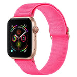 Correia de Relógio em Poliéster Nylon Para Apple Watch Series, 7 41mm / 6&SE&5&4 40mm / 3&2&1 38mm, 7 45mm / 6&SE&5&4 44mm / 3&2&1 42mm