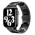 Correia de Relógio em Aço Para Apple Watch Series, 7 41mm / 6&SE&5&4 40mm / 3&2&1 38mm, 7 45mm / 6&SE&5&4 44mm / 3&2&1 42mm