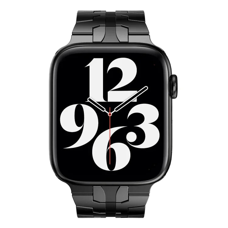 Correia de Relógio em Aço Para Apple Watch Series, 7 41mm / 6&SE&5&4 40mm / 3&2&1 38mm, 7 45mm / 6&SE&5&4 44mm / 3&2&1 42mm