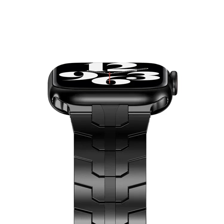 Correia de Relógio em Aço Para Apple Watch Series, 7 41mm / 6&SE&5&4 40mm / 3&2&1 38mm, 7 45mm / 6&SE&5&4 44mm / 3&2&1 42mm