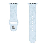 Bracelete de Relógio em Silicone com Relevo de Trevo de Quatro Folhas Para Apple Watch Series, 7 45mm / 6&SE&5&4 44mm / 3&2&1 42mm, 7 41mm / 6&SE&5&4 40mm / 3&2&1 38mm