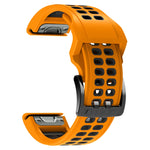 Quick Release Double Row Silicone Watchband, For Garmin Fenix 6, For Garmin Fenix 6X