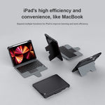 Capa Protetora Inteligente com Teclado Touch Bluetooth NILLKIN, Para iPad Air 10.9 2020 / Air 4 / Air 5 / Pro 11 2020 / 2021 / 2022