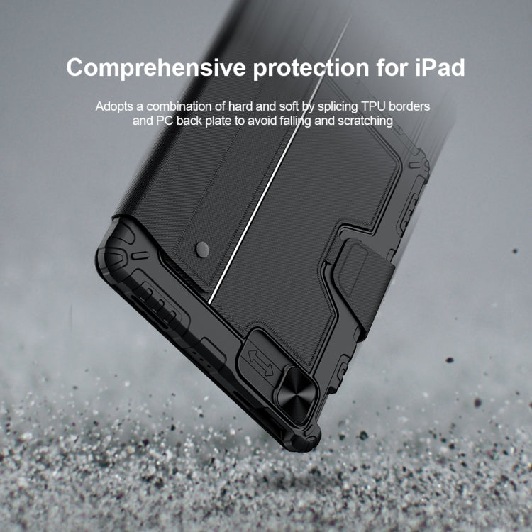Capa Protetora Inteligente com Teclado Touch Bluetooth NILLKIN, Para iPad Air 10.9 2020 / Air 4 / Air 5 / Pro 11 2020 / 2021 / 2022