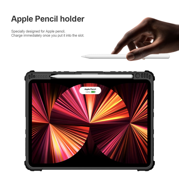 Capa Protetora Inteligente com Teclado Touch Bluetooth NILLKIN, Para iPad Air 10.9 2020 / Air 4 / Air 5 / Pro 11 2020 / 2021 / 2022