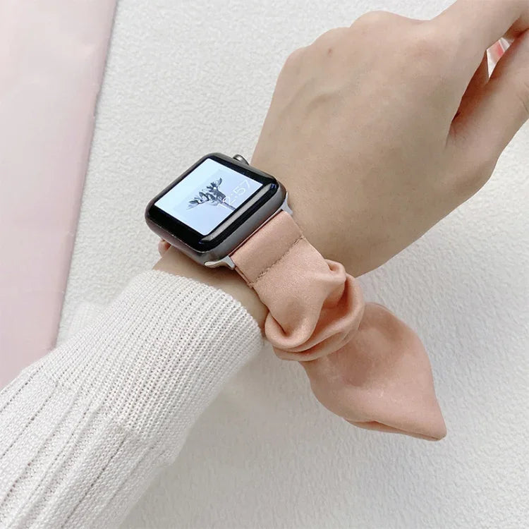 Bracelete de Relógio de Tecido Elástico de Laço Único Para Apple Watch Series, 7 41mm / 6&SE&5&4 40mm / 3&2&1 38mm, 7 45mm / 6&SE&5&4 44mm / 3&2&1 42mm