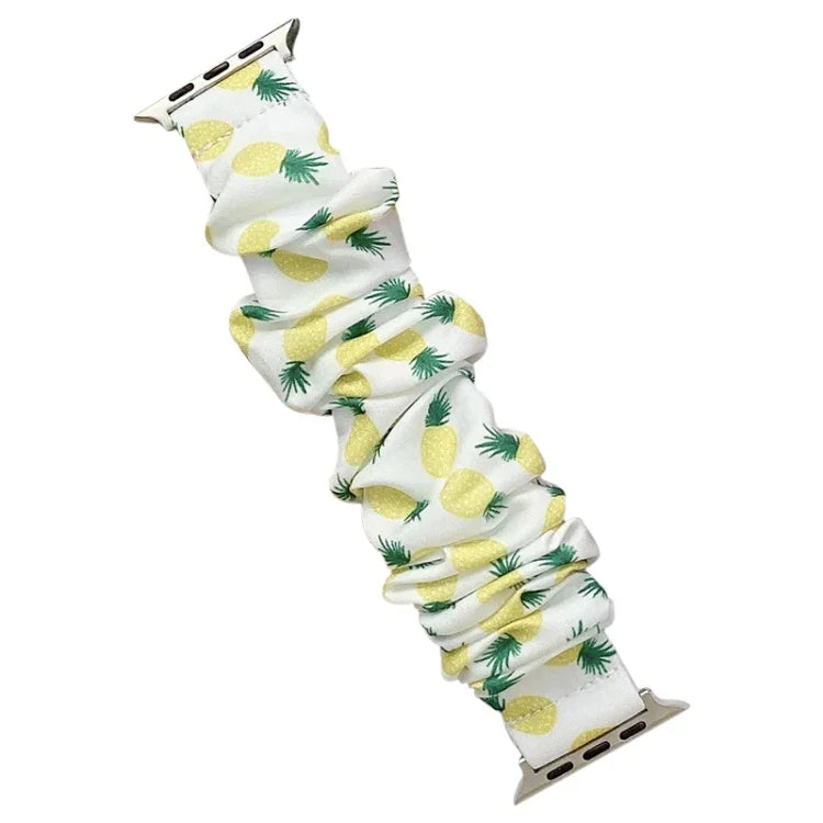 Pulseira de Relógio em Tecido Elástico de Loop Único para Apple Watch Series, 7 41mm / 6&SE&5&4 40mm / 3&2&1 38mm, 7 45mm / 6&SE&5&4 44mm / 3&2&1 42mm