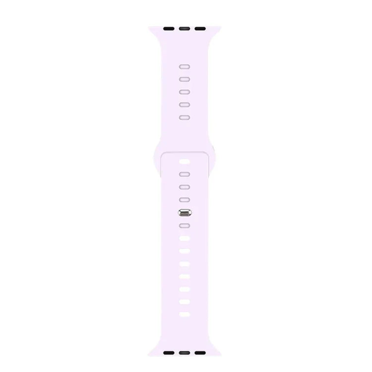 Liquid Silicone Watchband For Apple Watch Series, 7 45mm / 6&SE&5&4 44mm / 3&2&1 42mm