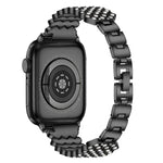 Pulseira de Relógio em Metal com Diamante em Forma de Coração para Apple Watch Series, 7 41mm / 6&SE&5&4 40mm / 3&2&1 38mm, 7 45mm / 6&SE&5&4 44mm / 3&2&1 42mm